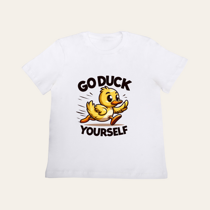 Unisex Off White Go Duck T Shirt for Kids