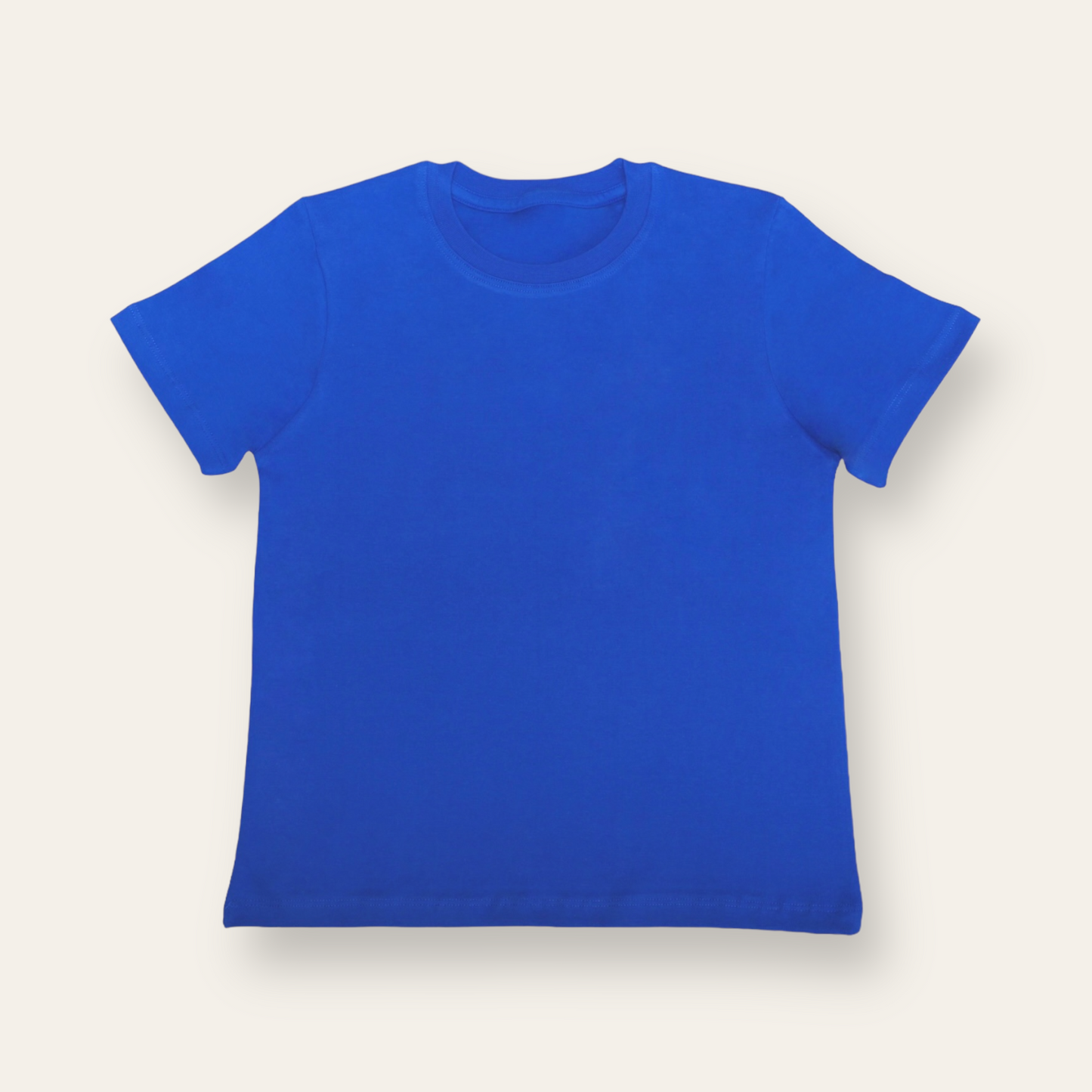 Unisex Plain Royal Blue T Shirt for Kids