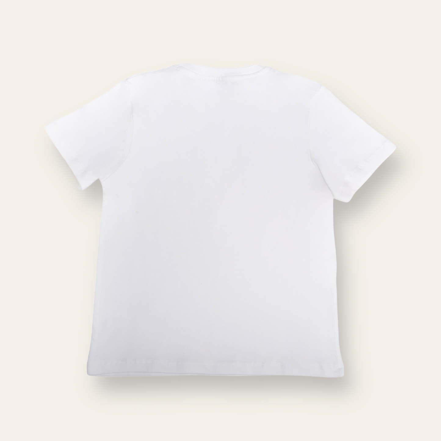 Unisex Plain White T Shirt for Kids