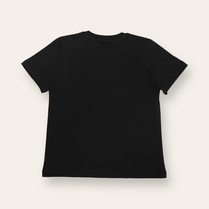 Unisex Plain Black T Shirt for Kids