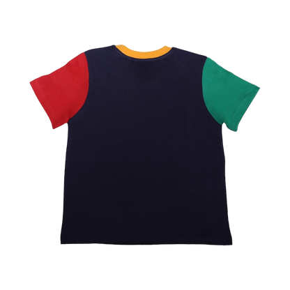 Unisex Blue, Red & Green Bunny T Shirt for Kids