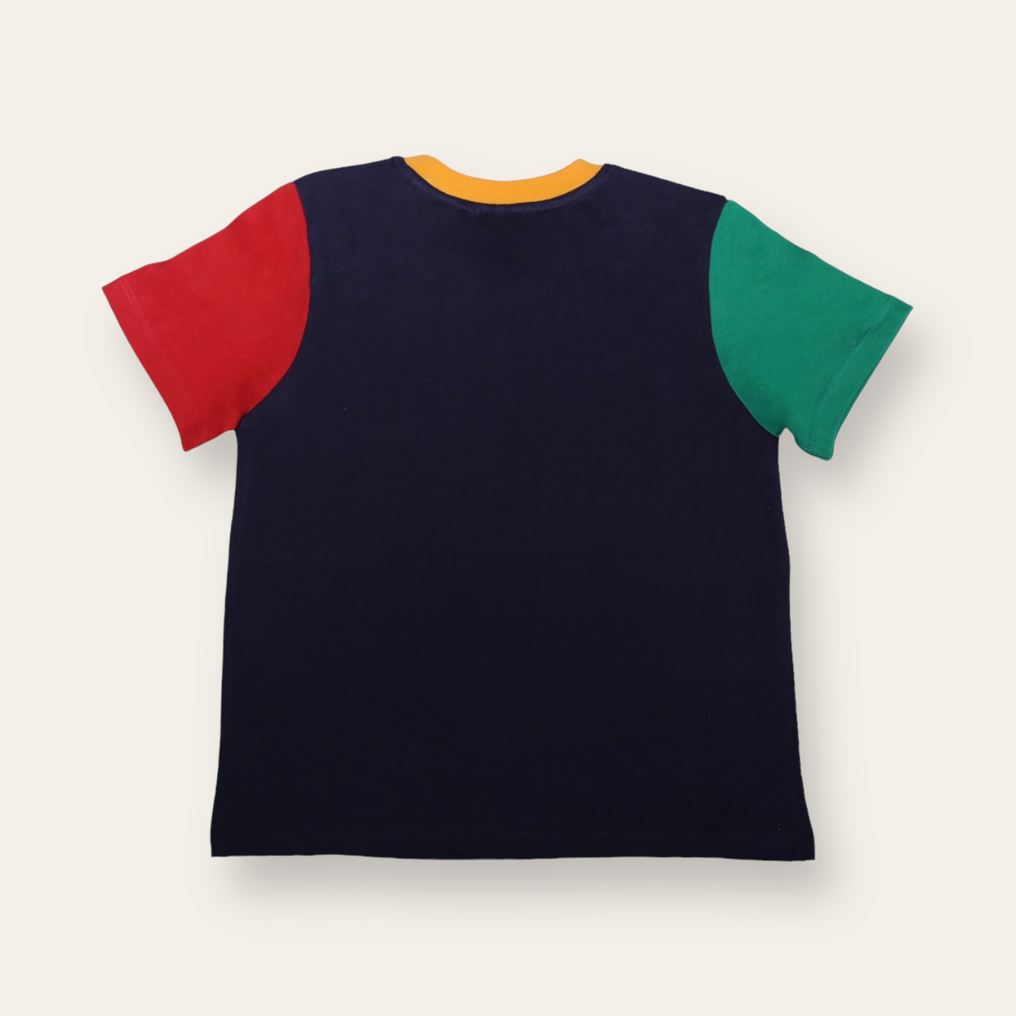 Unisex Blue, Red & Green Holiday Time T Shirt for Kids